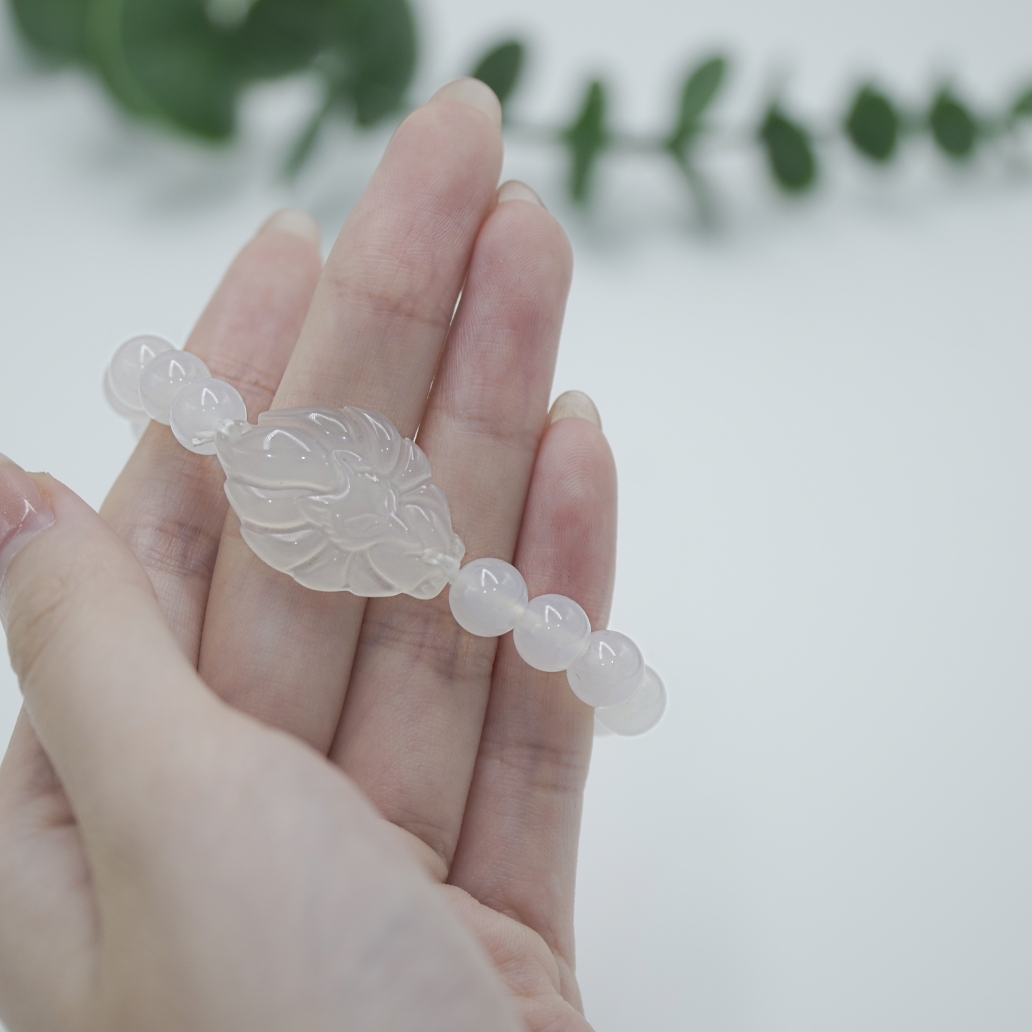 Natural Stone Fox Spirit Bracelet