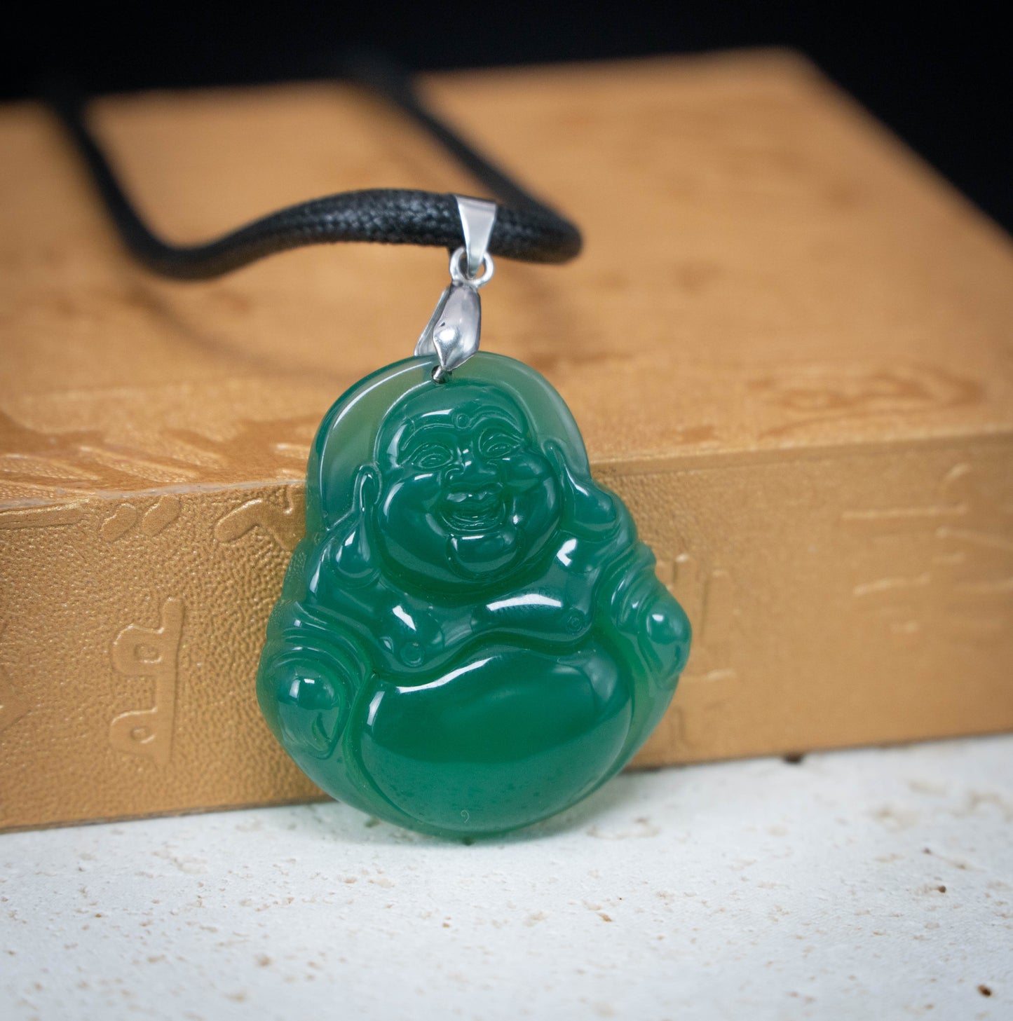 Maitreya Buddha Pendant Necklace